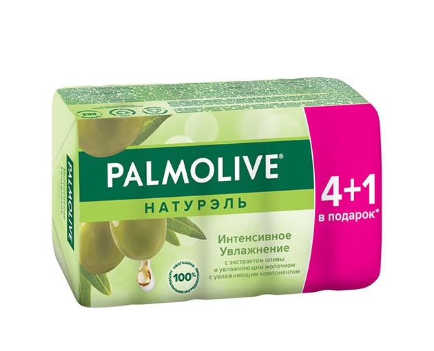 Palmolive მყარი საპონი ზეითისხილი 4+1